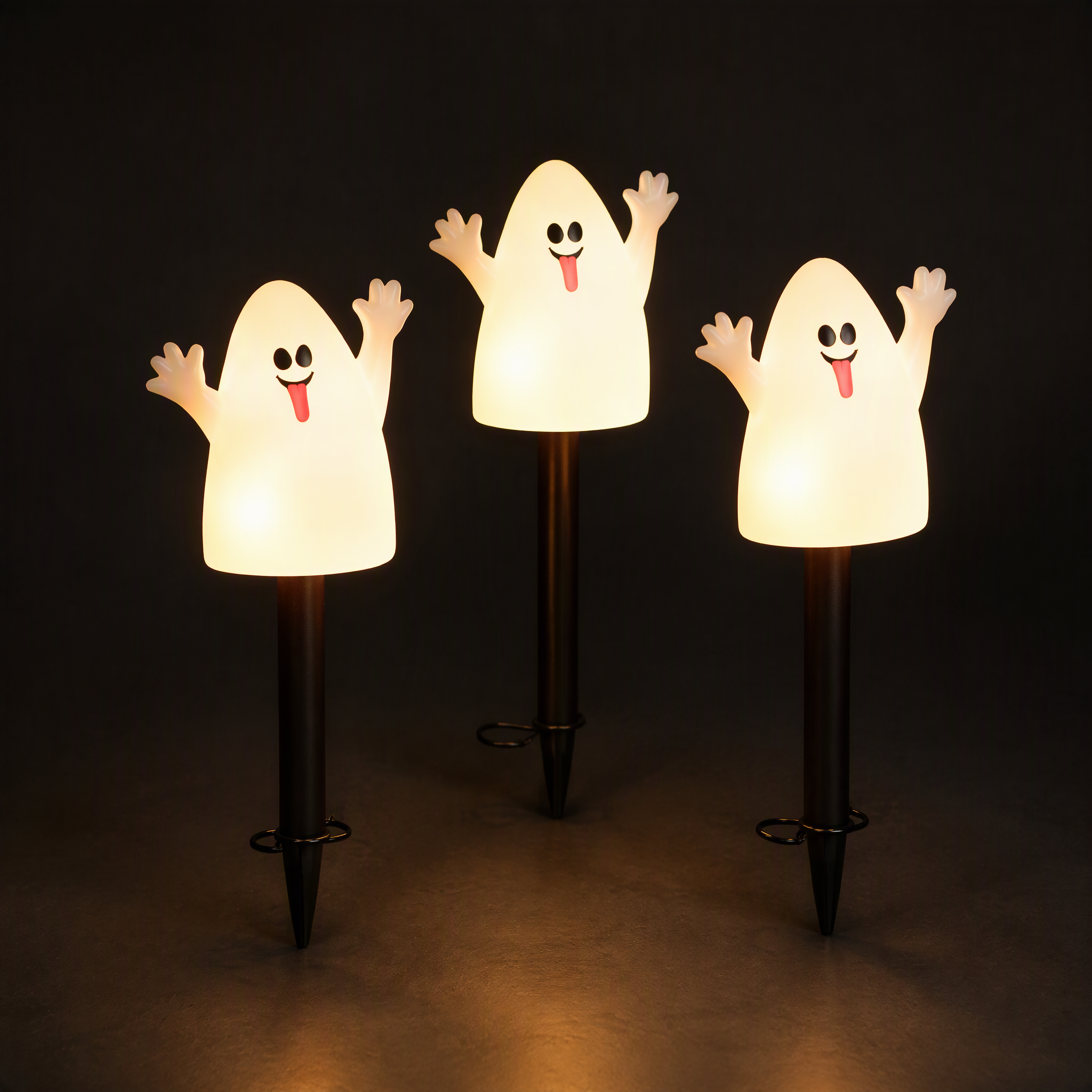 Halloween Ghost Yard Stake Lights-1
