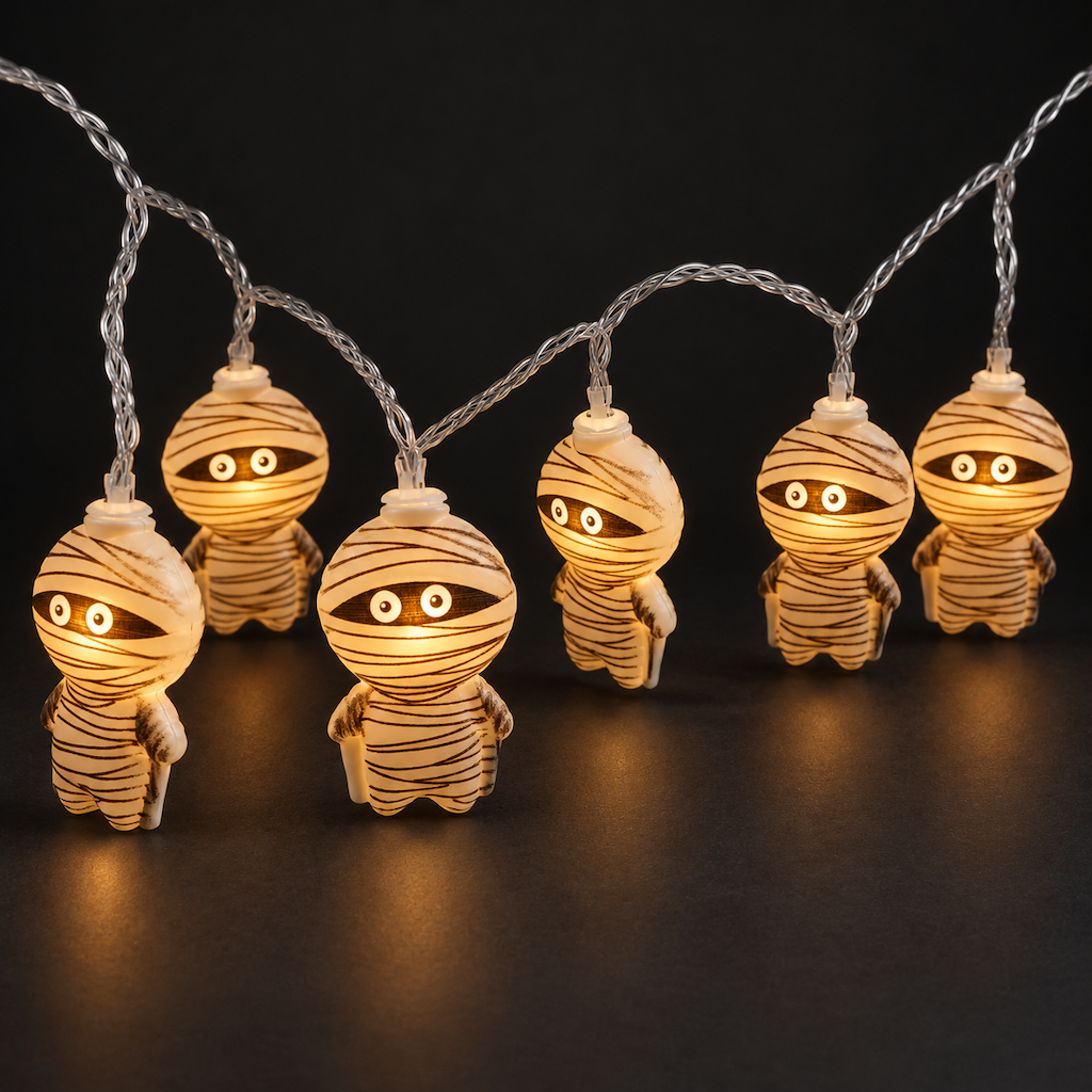 Halloween Mummy Decorative String Lights 1