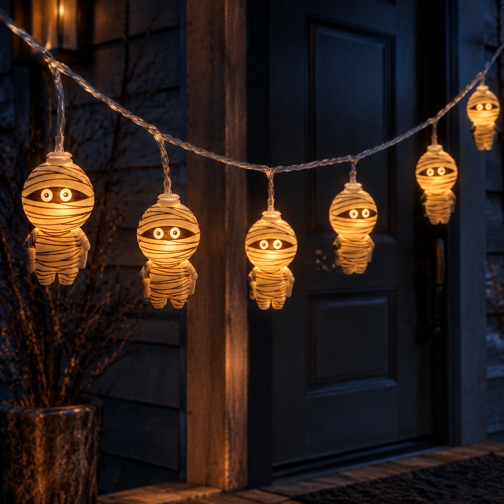 Halloween Mummy Decorative String Lights 2