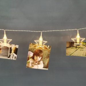 String Fairy Light with Photo Clip