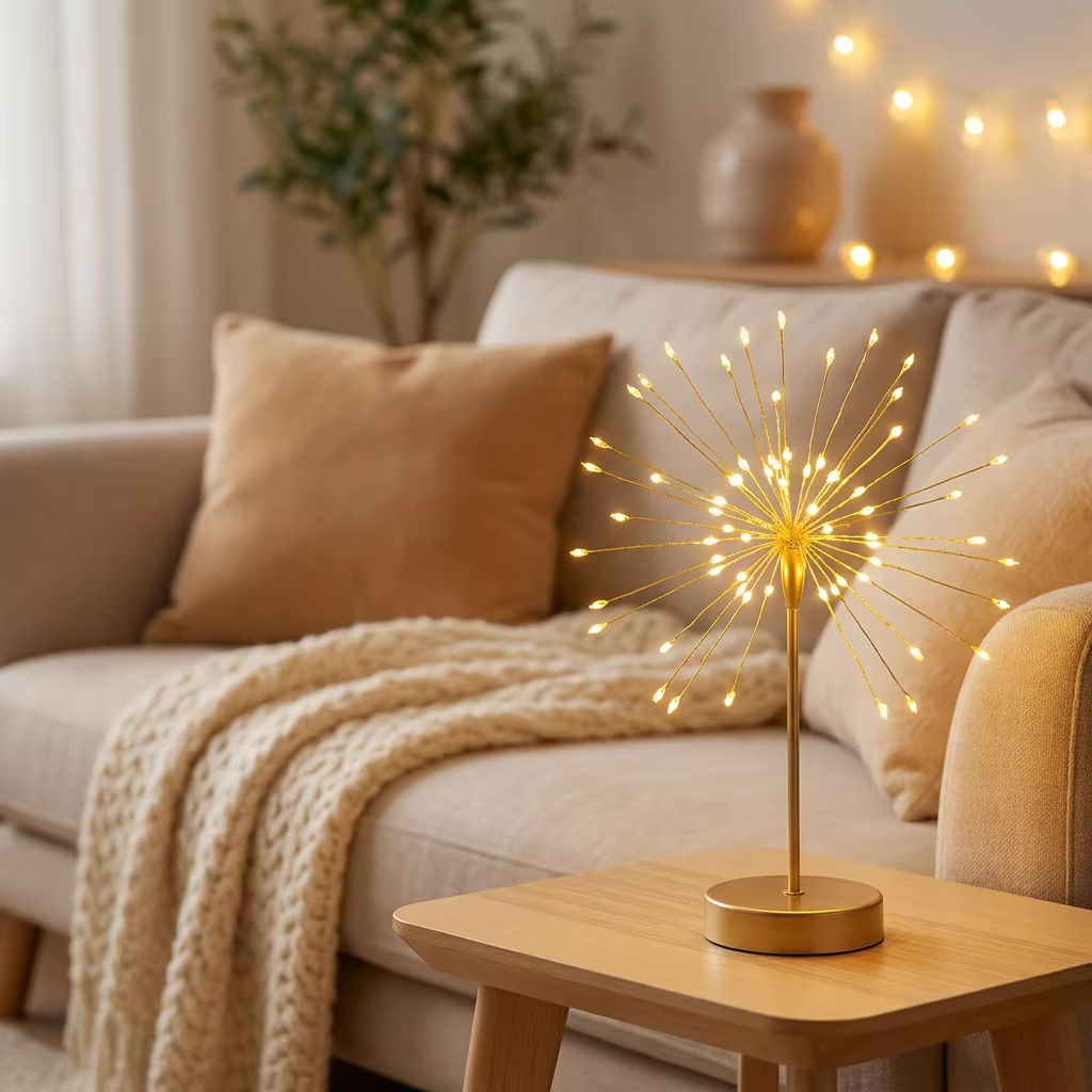 Christmas Tabletop Starburst Branch Lights 5
