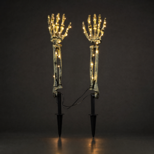 bone hands yard stake light 3