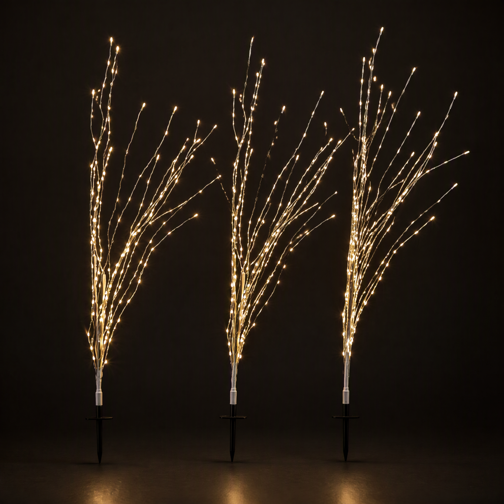 branch solar garden stake lights 1