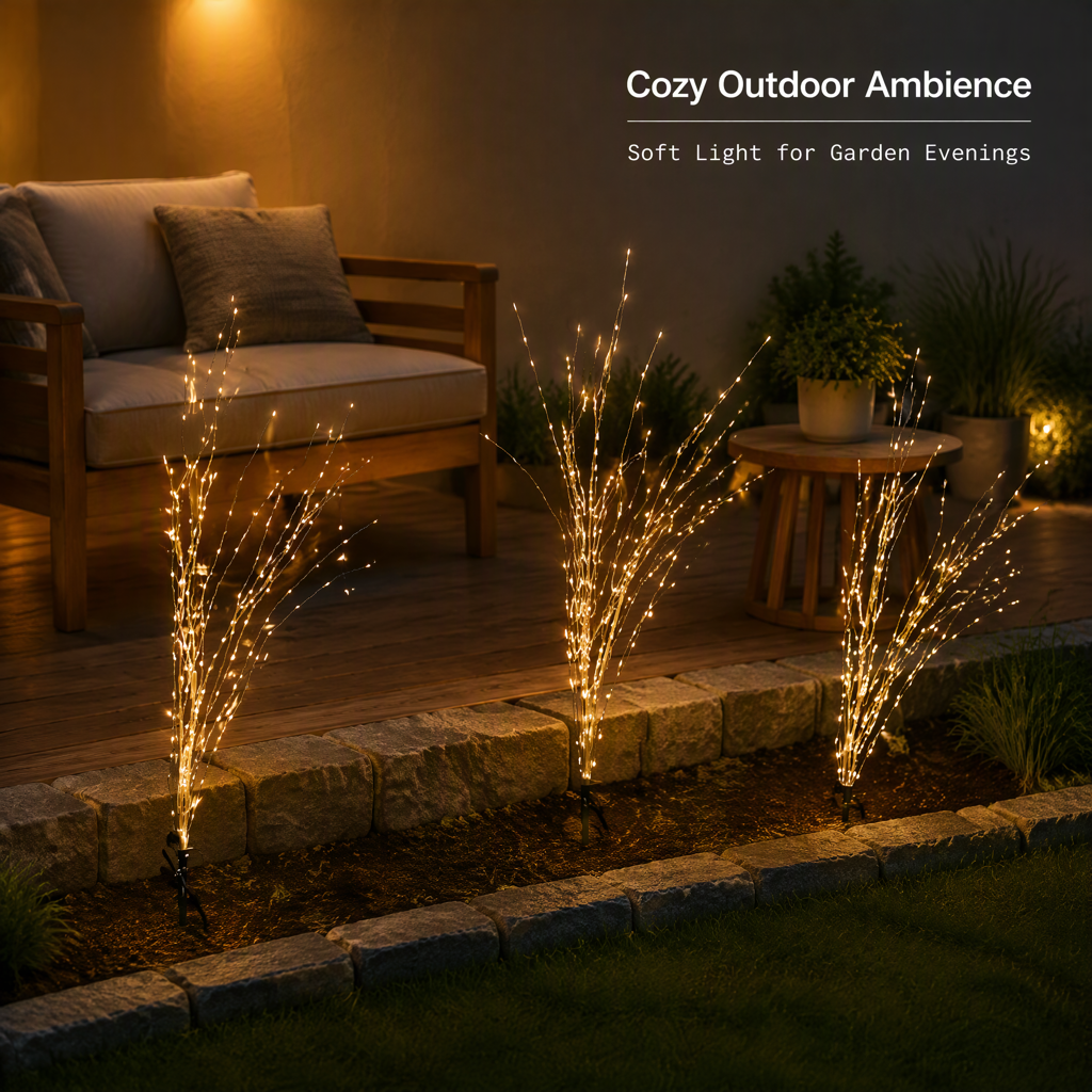Solar Garden Branch Stake Lights 5