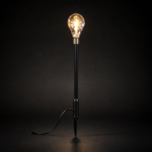 globe bulb garden stake lights 1