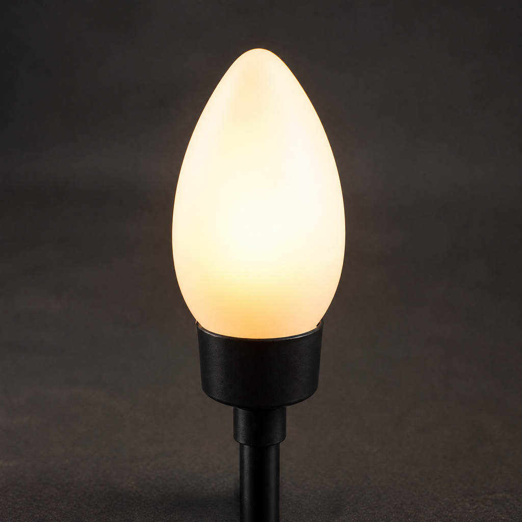 milky white globe garden stake lights 2