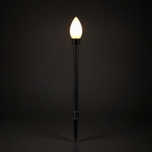 milky white globe garden stake lights 1