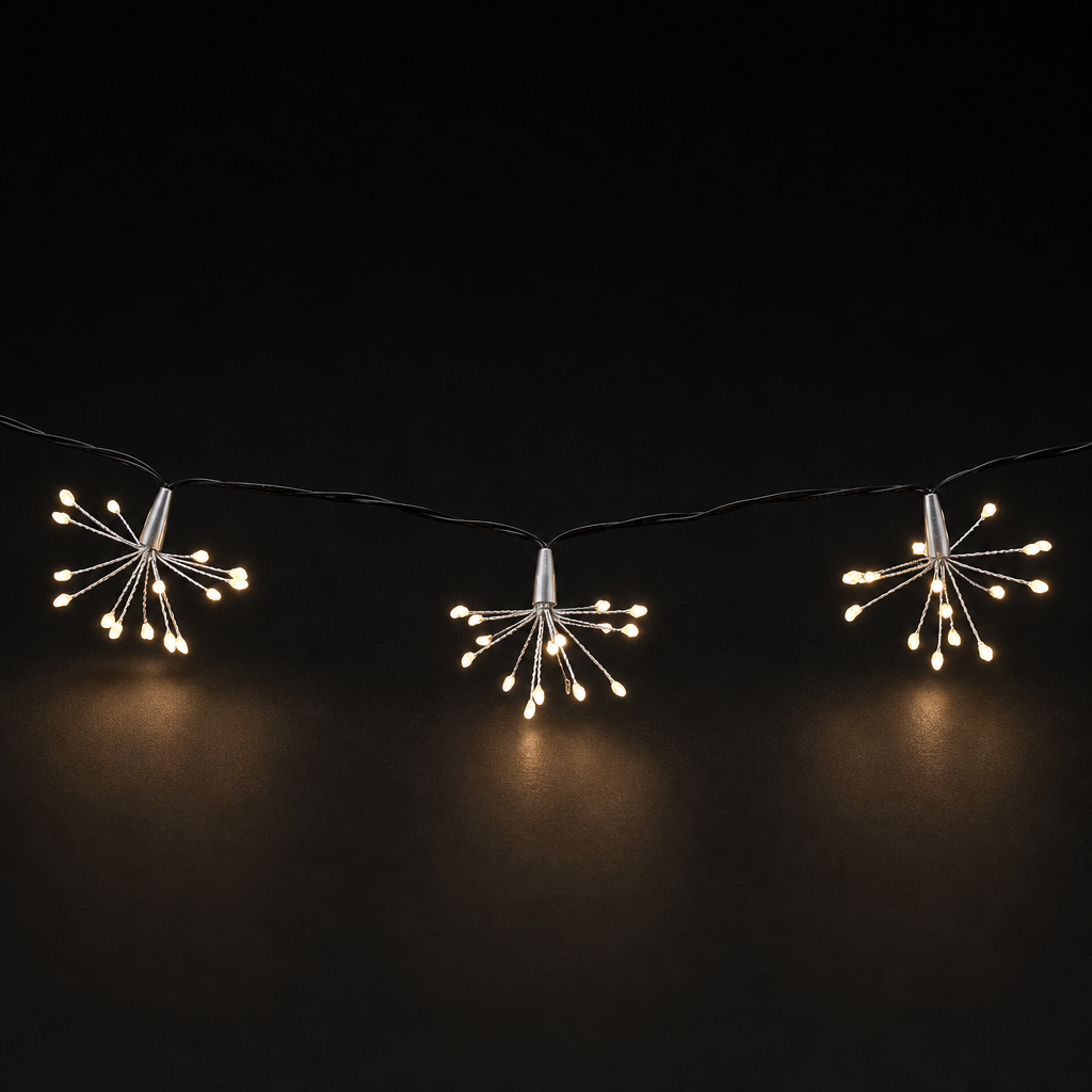 Christmas Mini Starburst Branch Light Strings 5