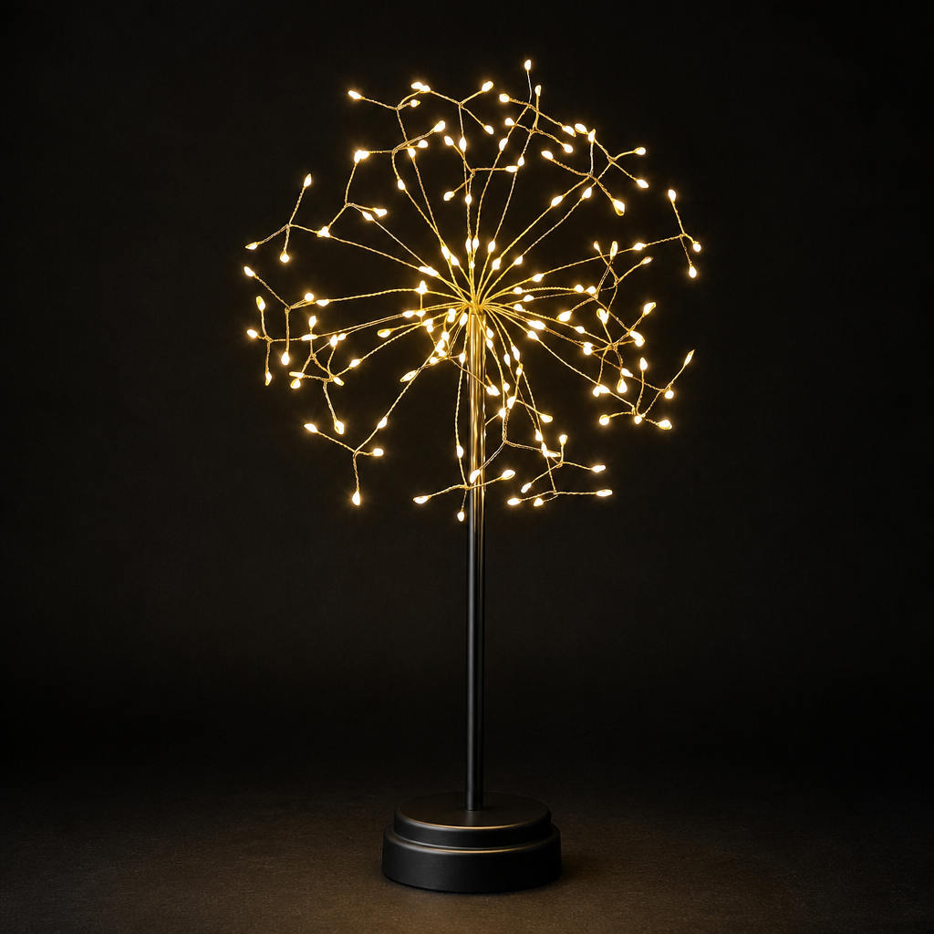 Christmas tabletop firework branch light 1