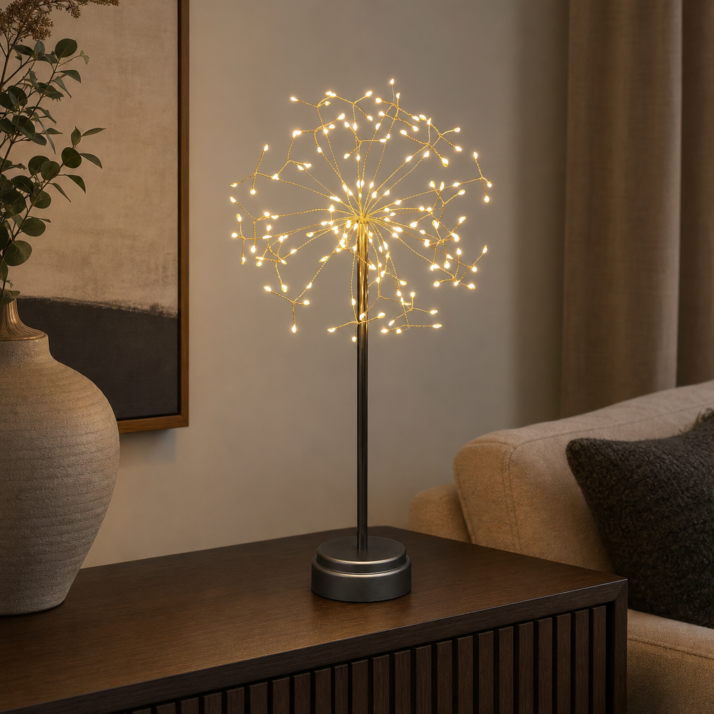 Christmas tabletop firework branch light 3
